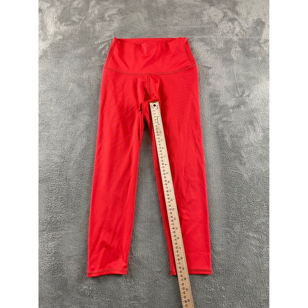 Papaya Active Womens Red High Waisted Cropped Leggings Size S PP5120 Athletic - Picture 11 of 16
